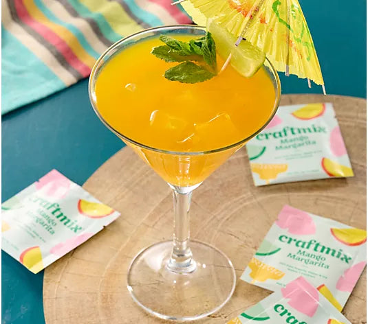 Mango Margarita Mocktail Mixer Single Packet image 5