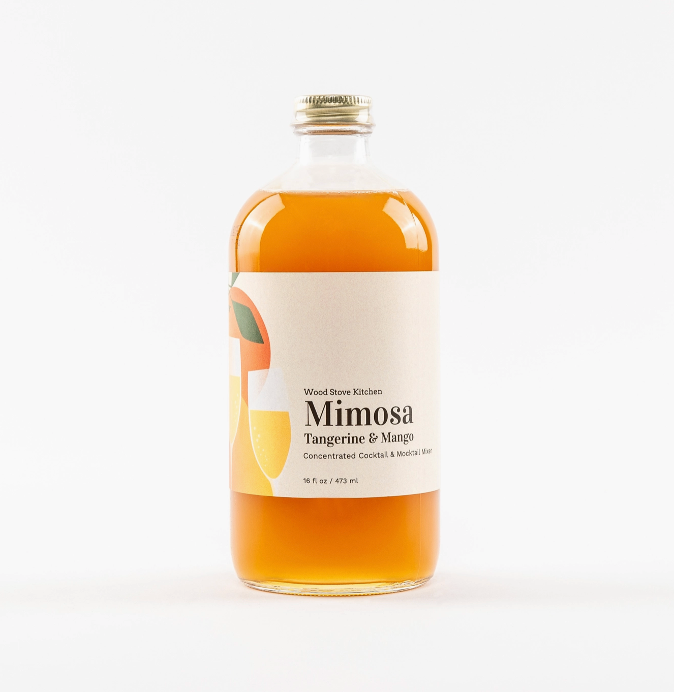 Mimosa Mixer w/ Tangerine & Mango Mocktail Syrup, 16 Fl oz image 4