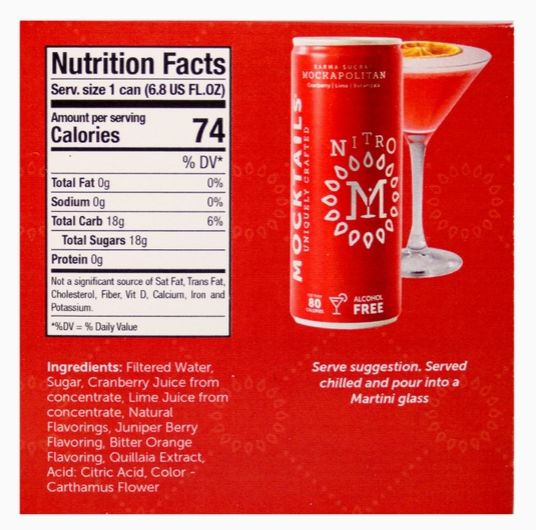 Non-Alcoholic Mockapolitan - Nitro image 2