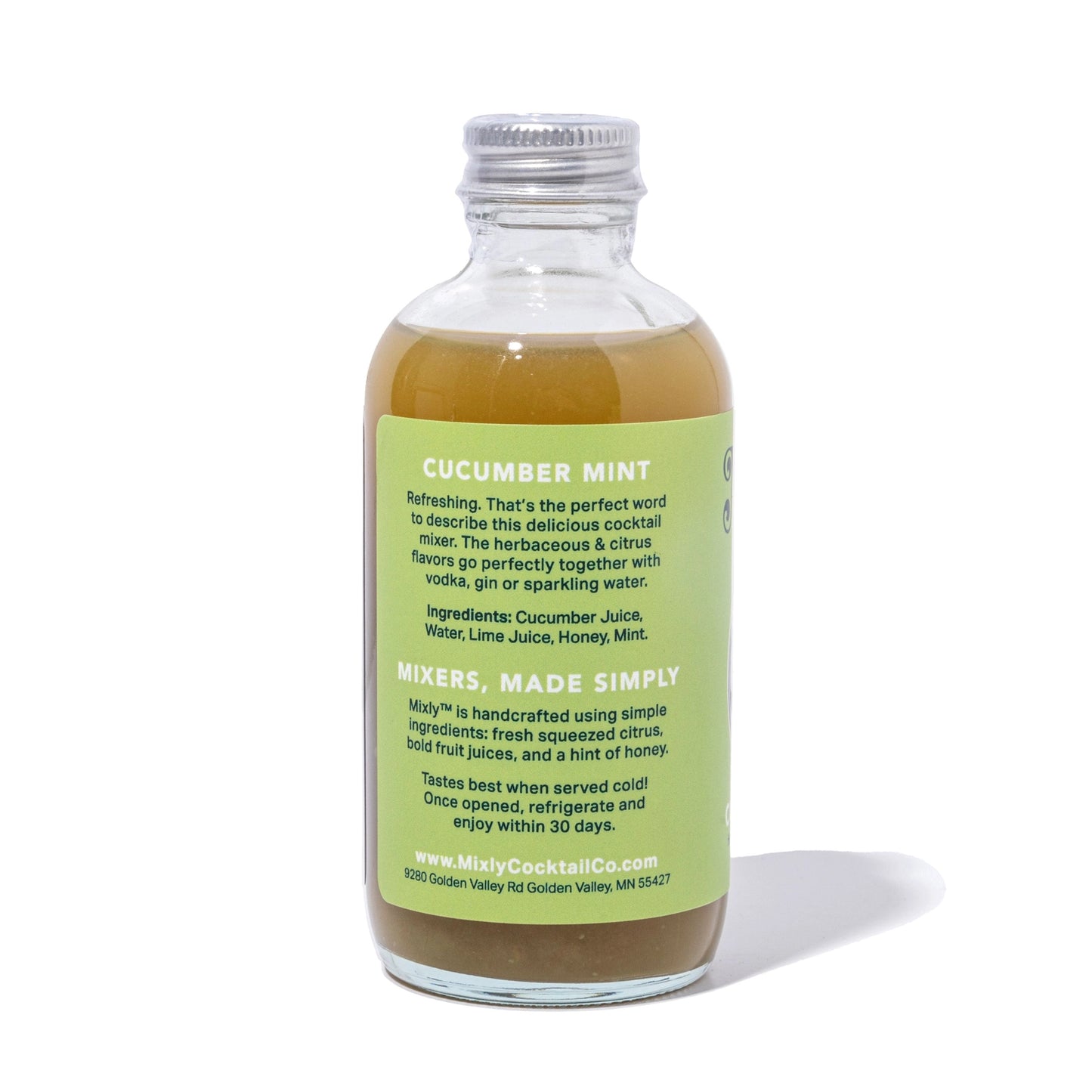 Cucumber Mint Mocktail Beverage Mixer 4oz image 2