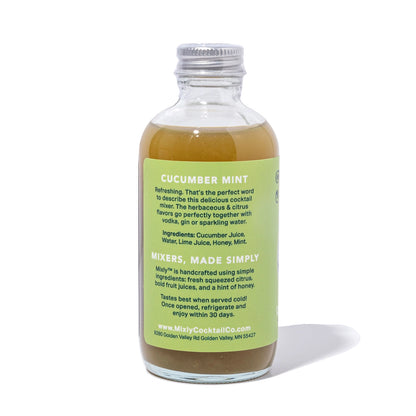 Cucumber Mint Mocktail Beverage Mixer 4oz image 2