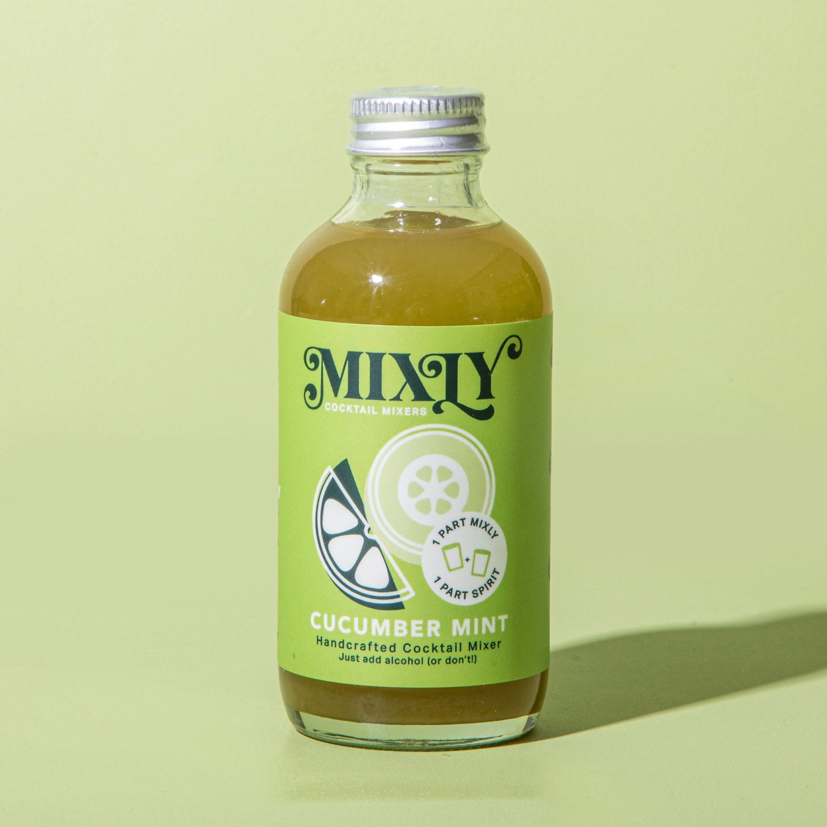Cucumber Mint Mocktail Beverage Mixer 4oz image 0
