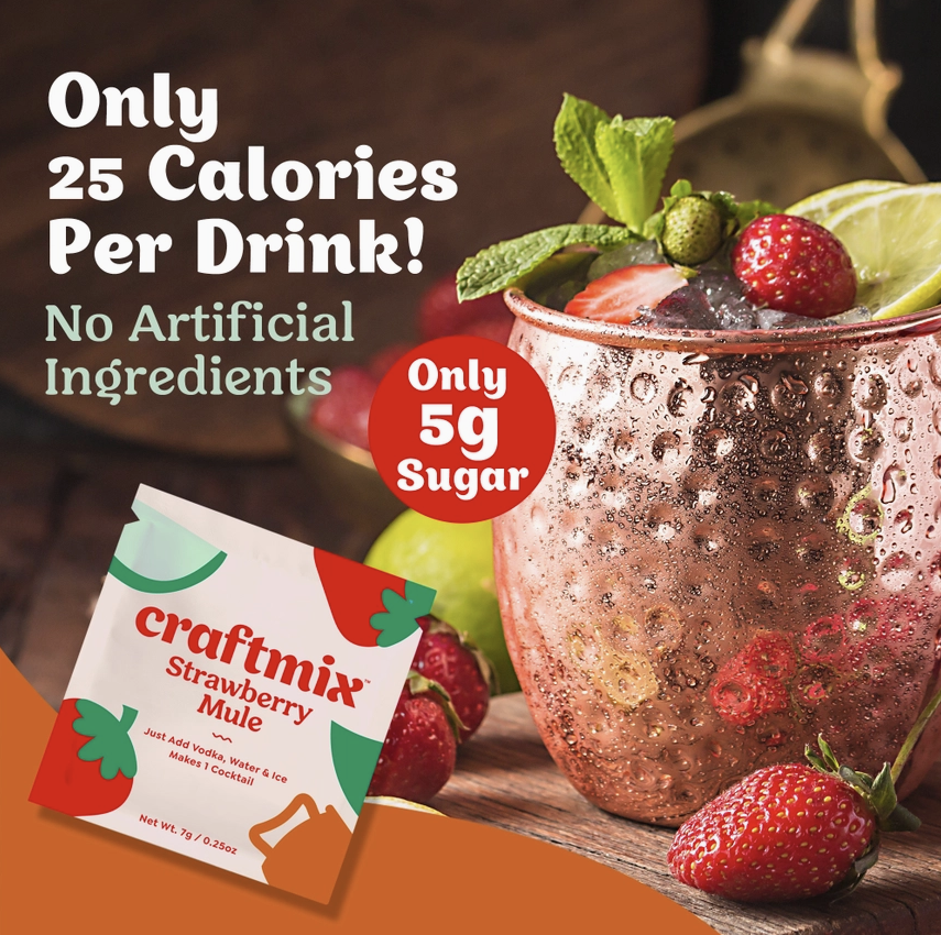 Strawberry Mule Cocktail Mixers - 12 Servings image 6