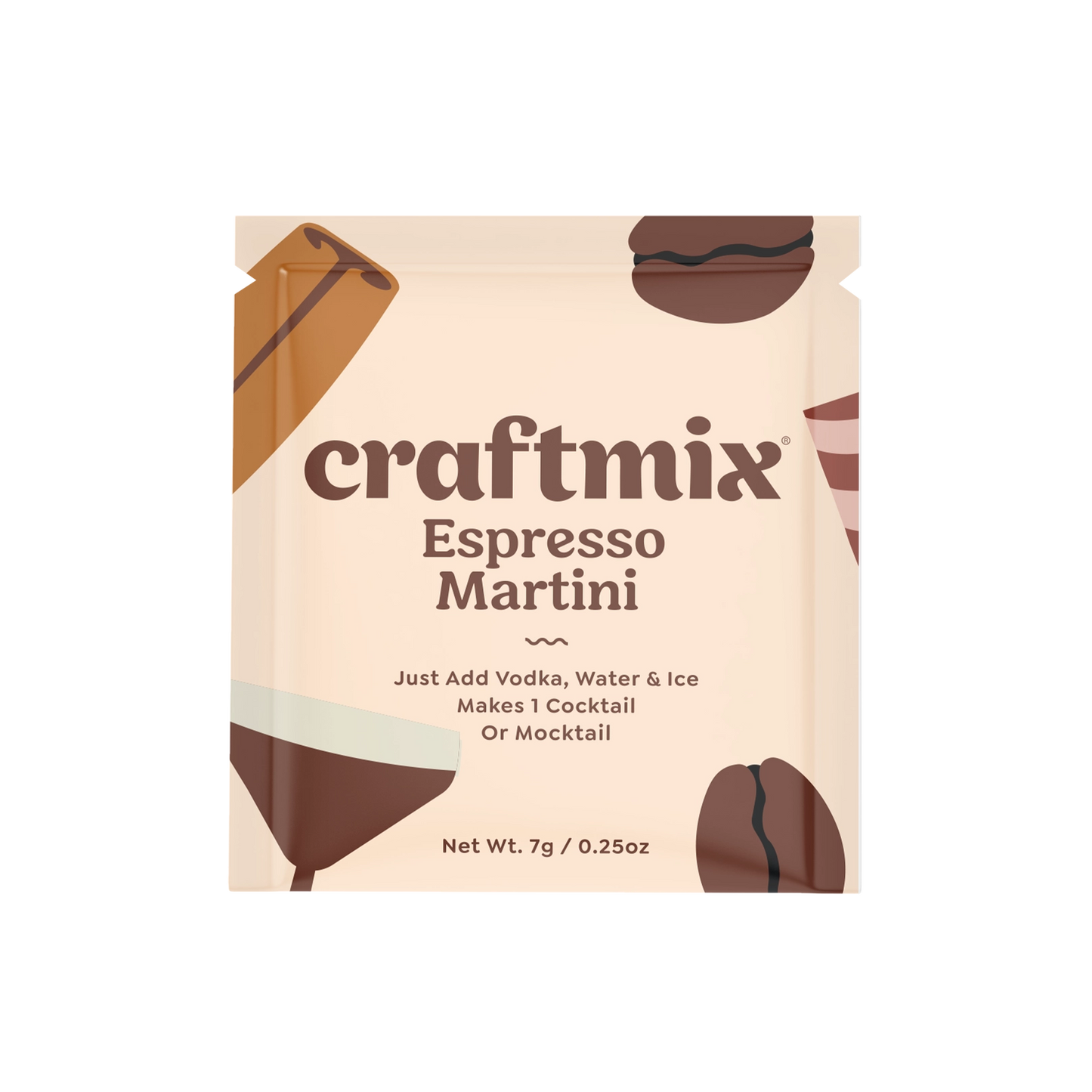 Espresso Martini Mocktail Mixer Single Packet image 0