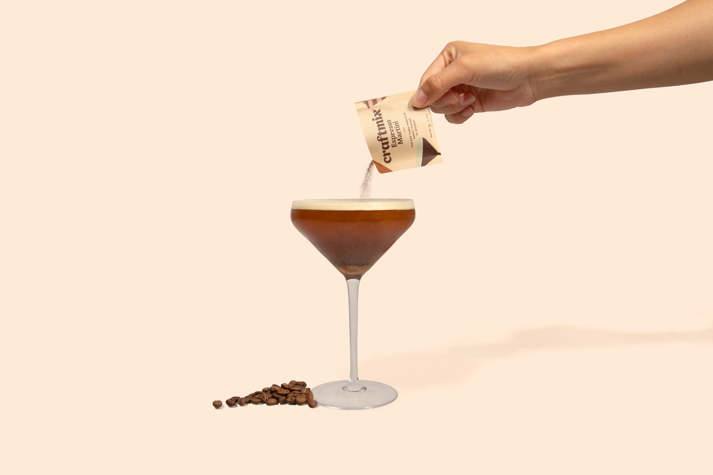 Espresso Martini Mocktail Mixer Single Packet image 2