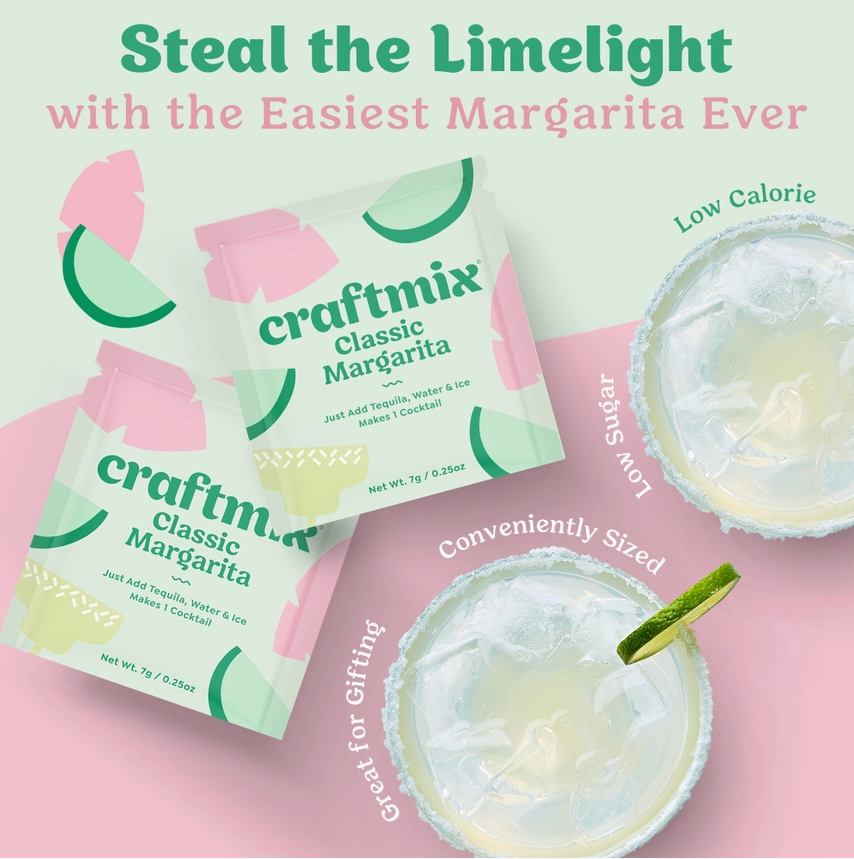 Classic Margarita Cocktail Mixers - 12 Servings image 3
