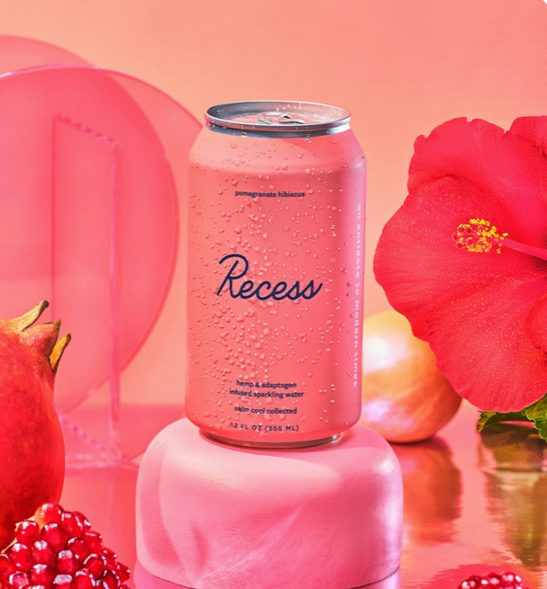 Pomegranate Hibiscus Infused Sparkling Water image 0