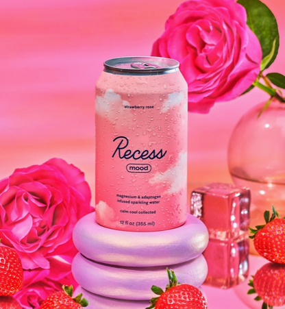 Strawberry Rose Mood Infused Sparkling Water image 0