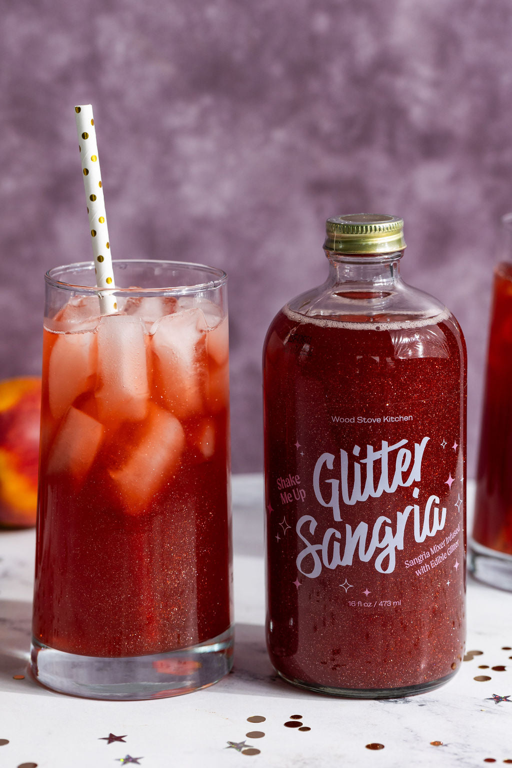 Glitter Sangria Mocktail Mix/Syrup, 16 Fl oz image 0