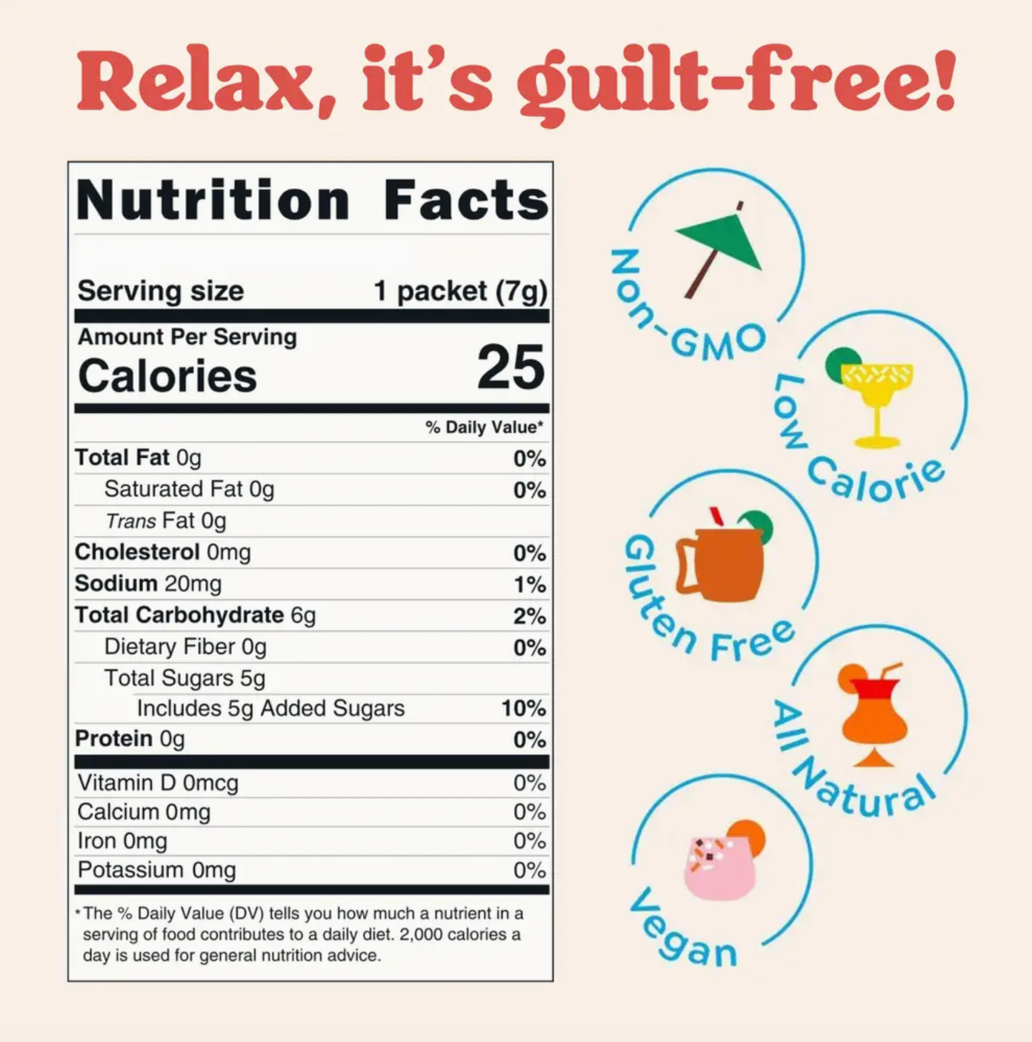 Black Cherry Old Fashioned Mocktail Mixer Single Packet image 4