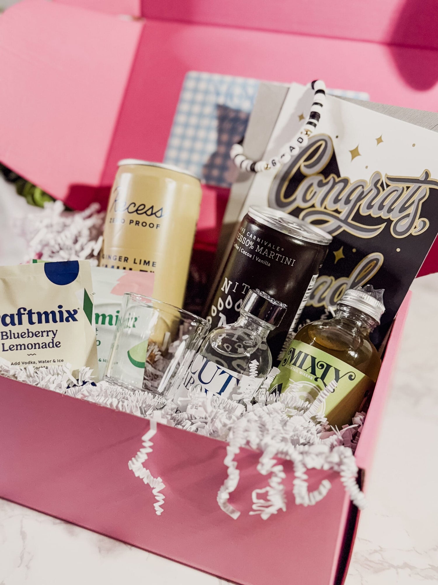 graduation mocktail gift box
