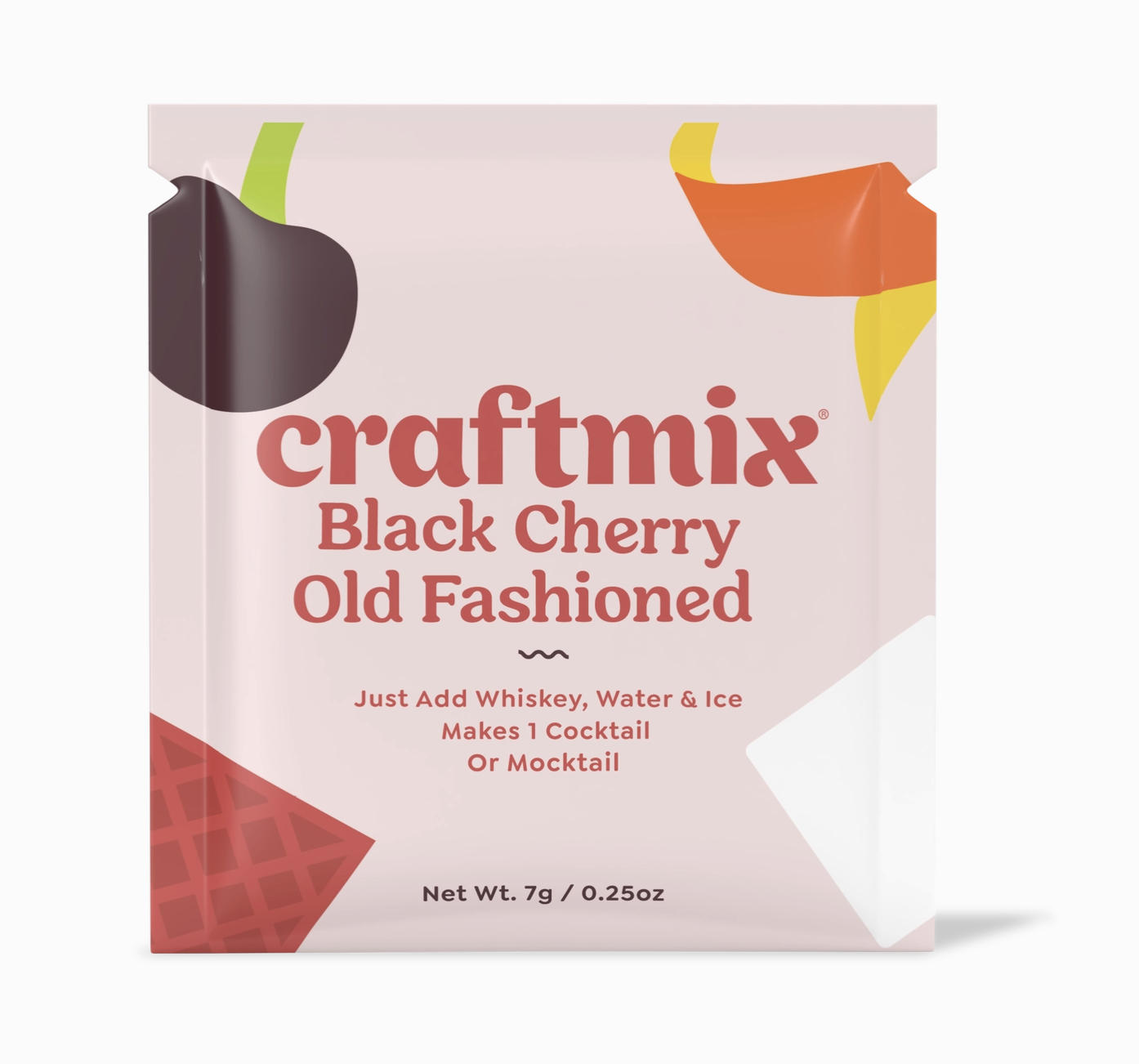 Black Cherry Old Fashioned Mocktail Mixer Single Packet