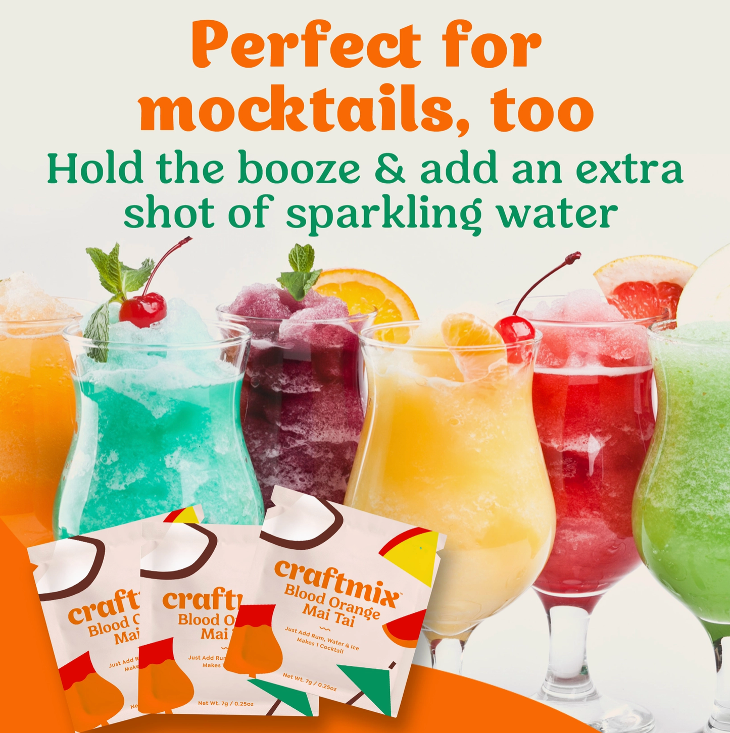 Blood Orange Mai Tai Mocktail Mixer Single Packet