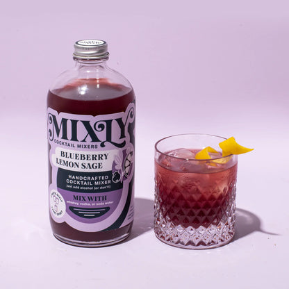 Blueberry Lemon Sage Mocktail Mixer