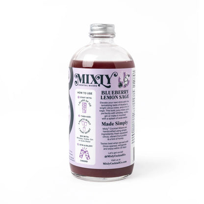 Blueberry Lemon Sage Mocktail Mixer