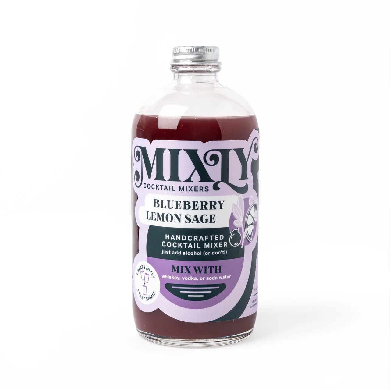 Blueberry Lemon Sage Mocktail Mixer