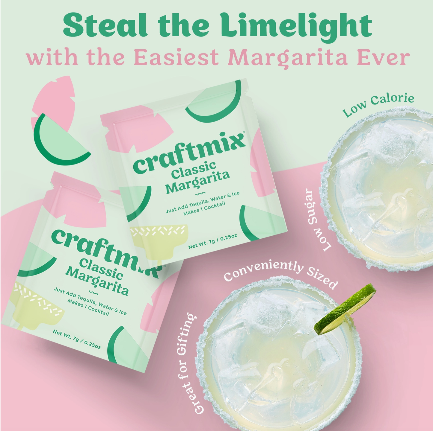 Classic Margarita Mocktail Mixer Single Packet