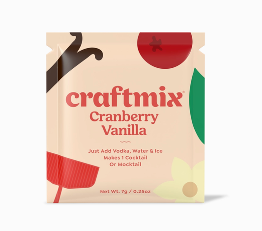 Cranberry Vanilla Mocktail Mixer Single Packet