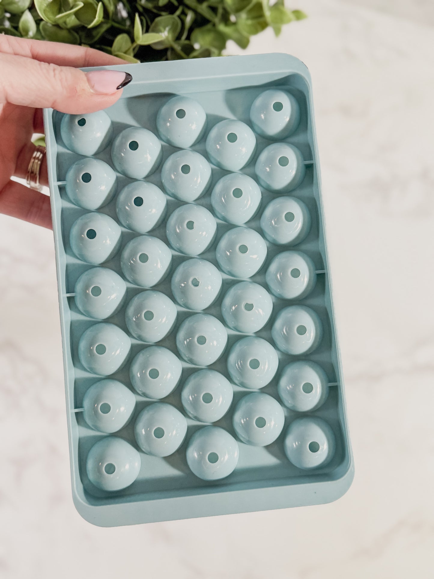 Mini Ice Ball Tray in Blue