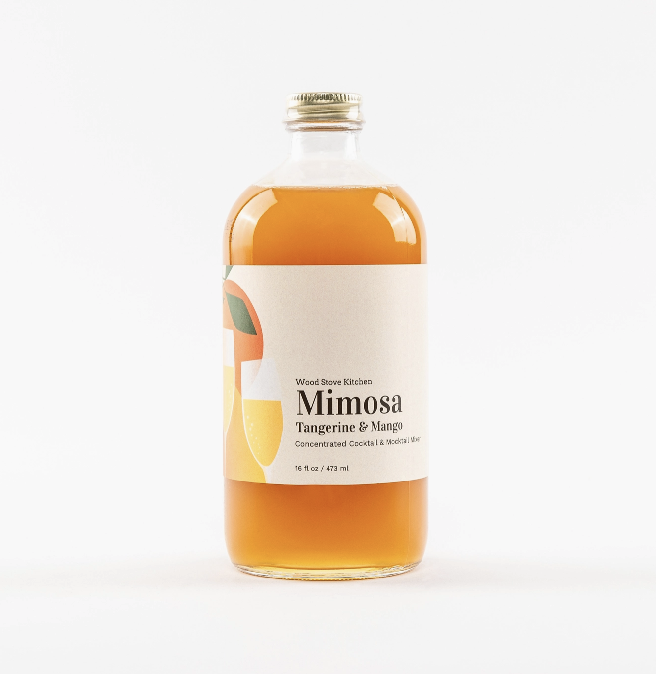 Mimosa Mixer w/ Tangerine & Mango Mocktail Syrup, 16 Fl oz