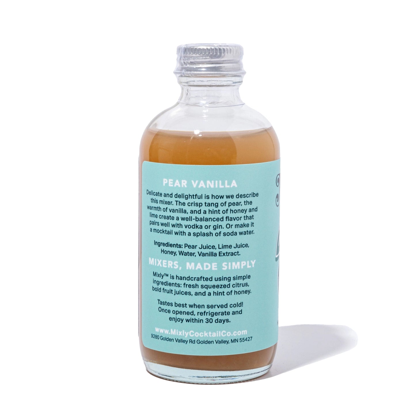 Pear Vanilla Mocktail Beverage Mixer 4oz