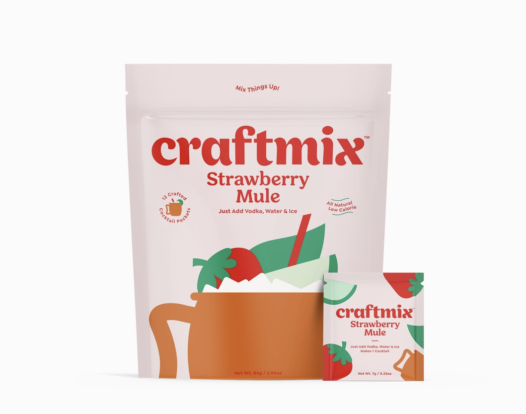 Strawberry Mule Cocktail Mixers - 12 Servings