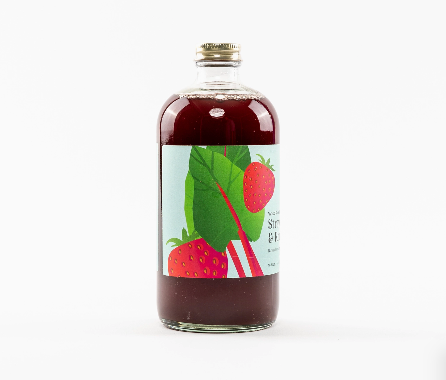 Water, Cane Sugar, Rhubarb Craft Juice Concentrate (Apple Juice Concentrate, Pear Juice Concentrate, Natural Rhubarb Flavor, Citric Acid, Rhubarb Juice Concentrate), Strawberry Craft Juice Concentrate (Apple Juice Concentrate, Aronia Berry Juice Concentrate, Strawberry Juice Concentrate, Citric Acid, Natural Flavor)