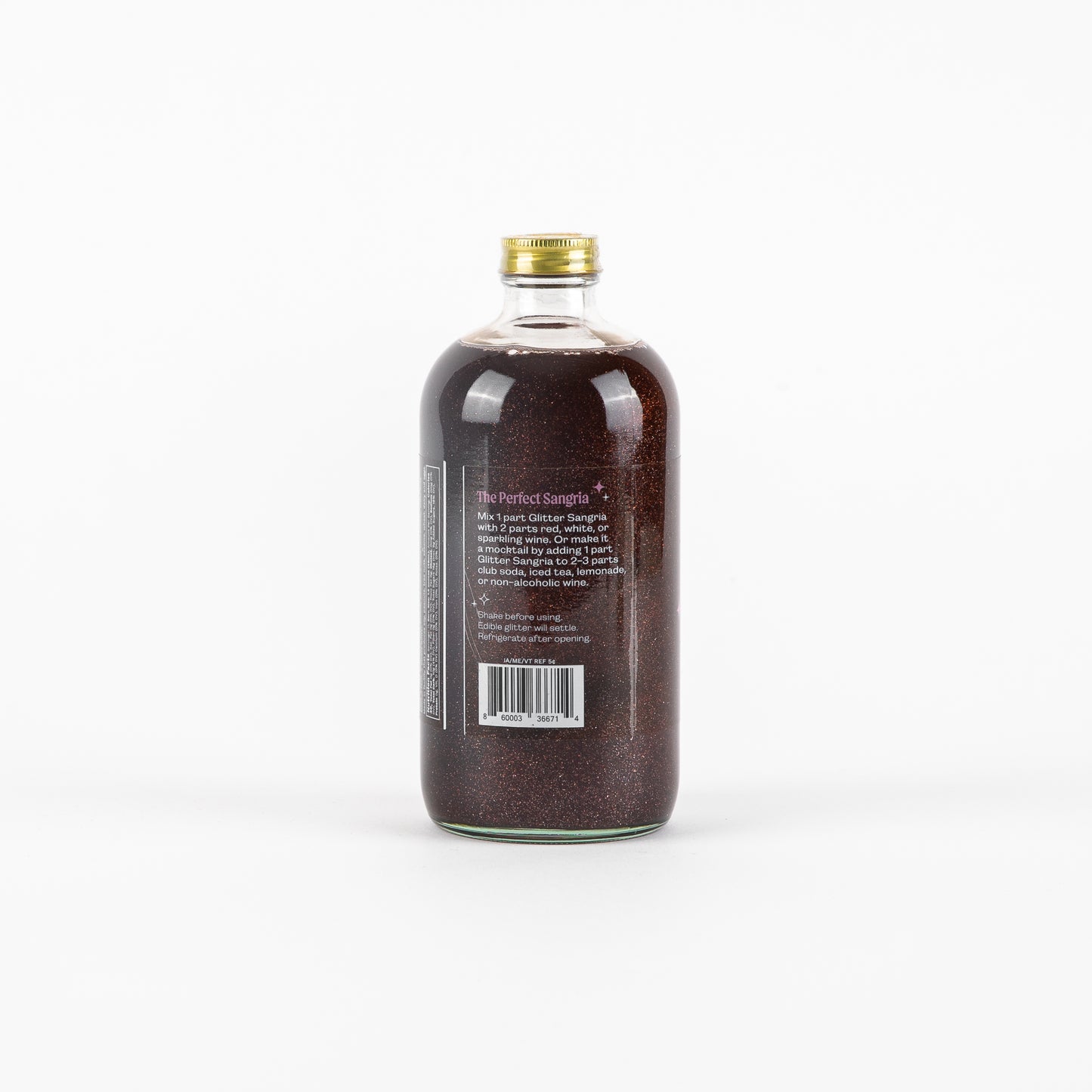 Glitter Sangria Mocktail Mix/Syrup, 16 Fl oz image 1