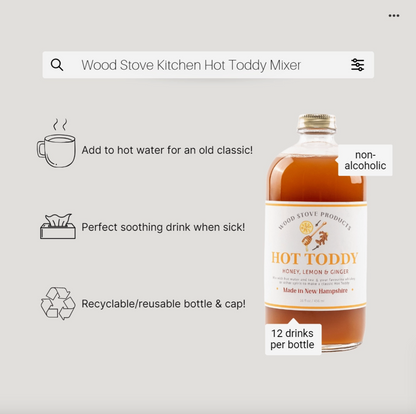 Hot Toddy Mocktail Syrup, 16 Fl oz image 4