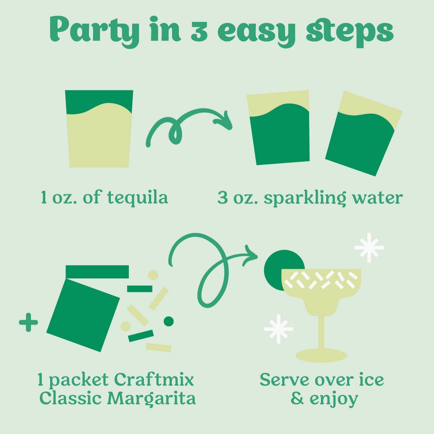 Classic Margarita Mocktail Mixer Single Packet image 2