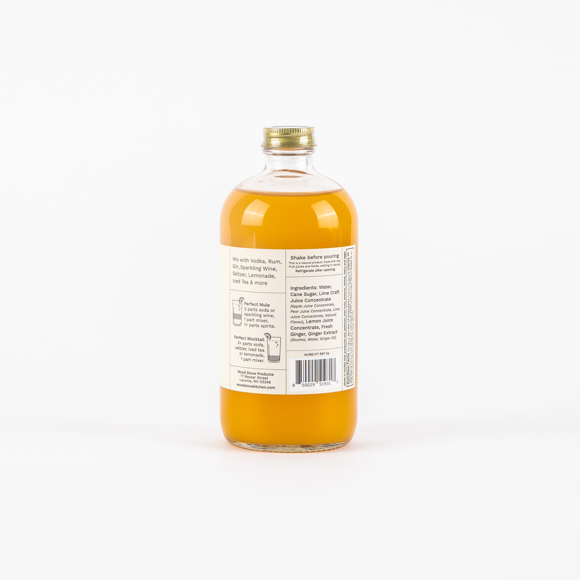 Moscow Mule Mocktail Syrup, 16 Fl oz image 2