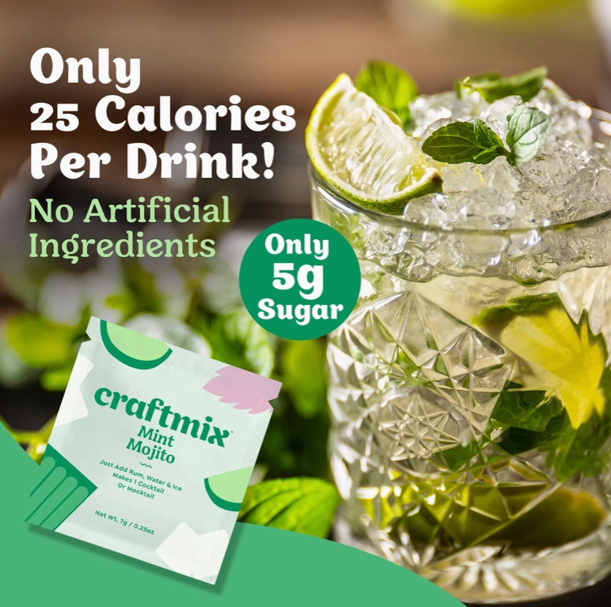 Mint Mojito Mocktail Mixer Single Packet image 1