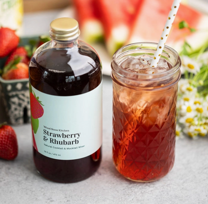 Strawberry-Rhubarb Mocktail Syrup, 16 Fl oz image 4