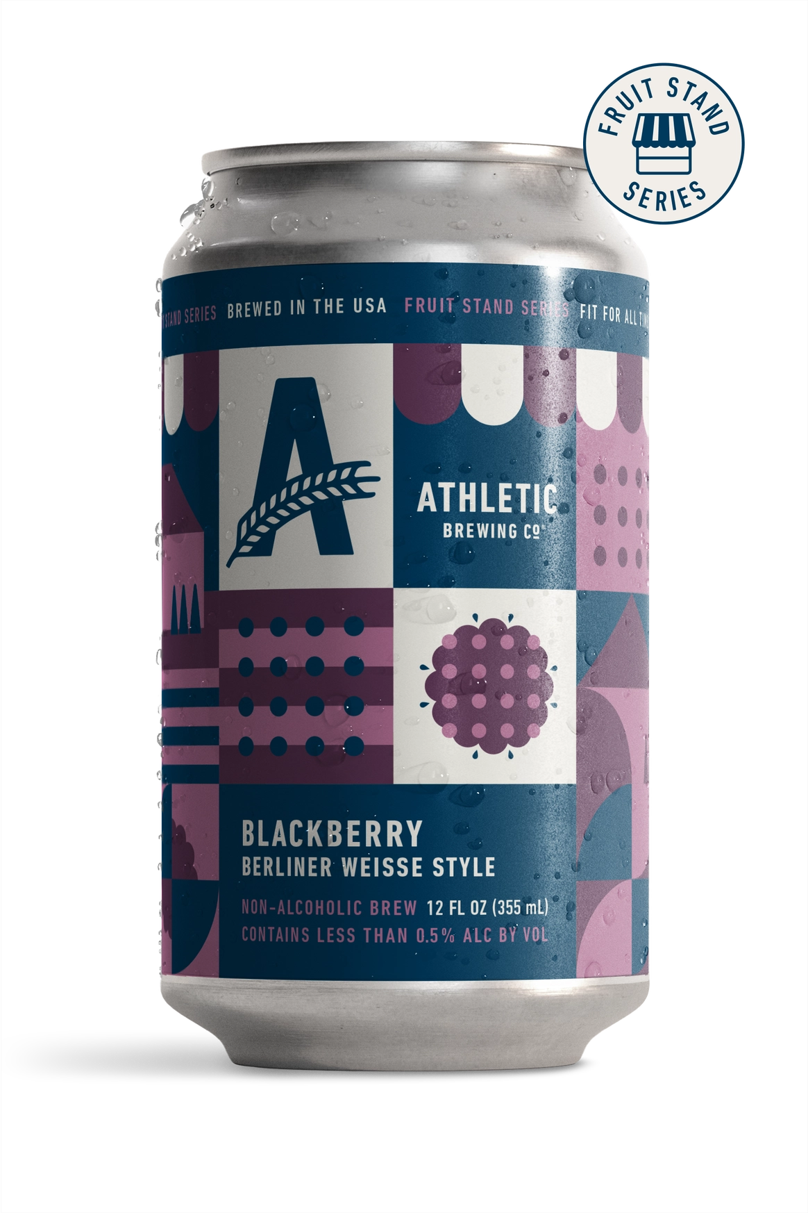 Athletic Brewing Blackberry Sour Non-Alcoholic Beer