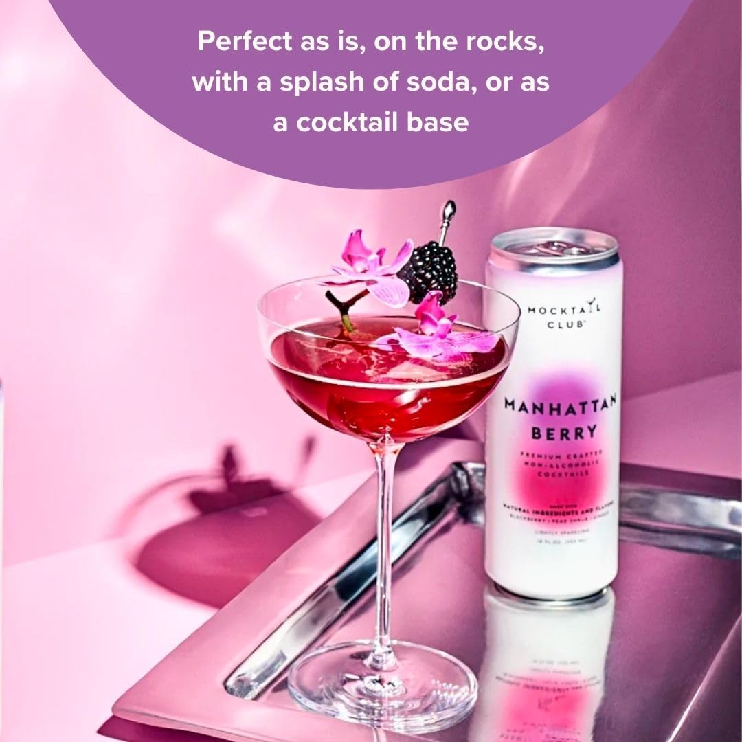 Mocktail Club Manhattan Berry Non-Alcoholic Cocktail