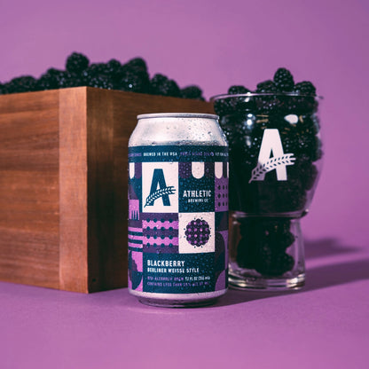Athletic Brewing Blackberry Sour Non-Alcoholic Beer