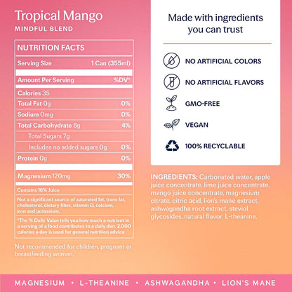 TRIP Tropical Mango Mindful Blend Sparkling Drink