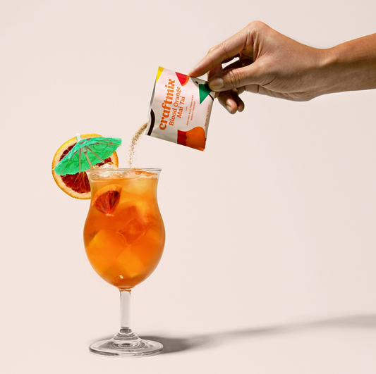 Blood Orange Mai Tai Mocktail Mixer Single Packet