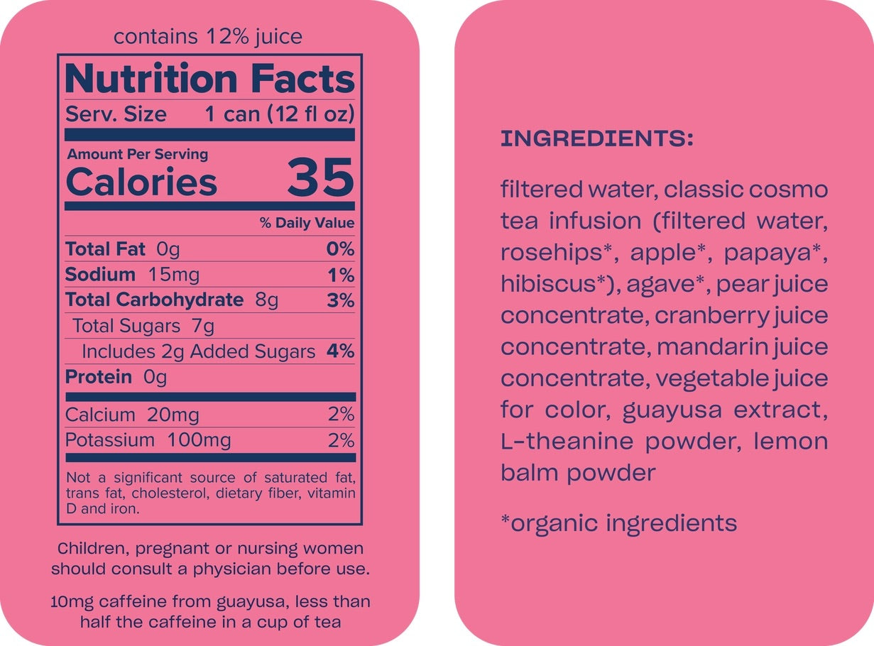 Classic "Cosmo" Craft Mocktail  - Recess