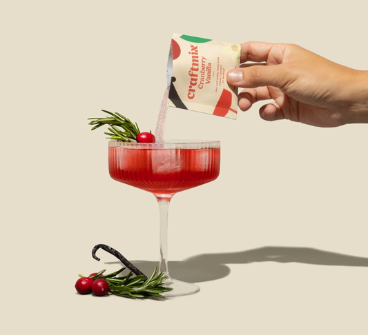 Cranberry Vanilla Mocktail Mixer Single Packet