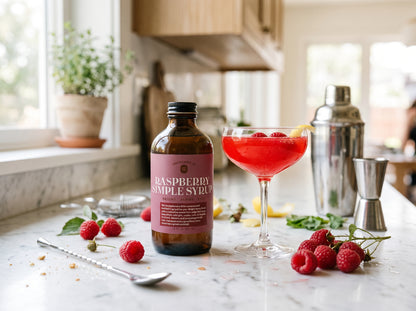 Yes Cocktail Co. Raspberry Simple Syrup, 8 fl oz
