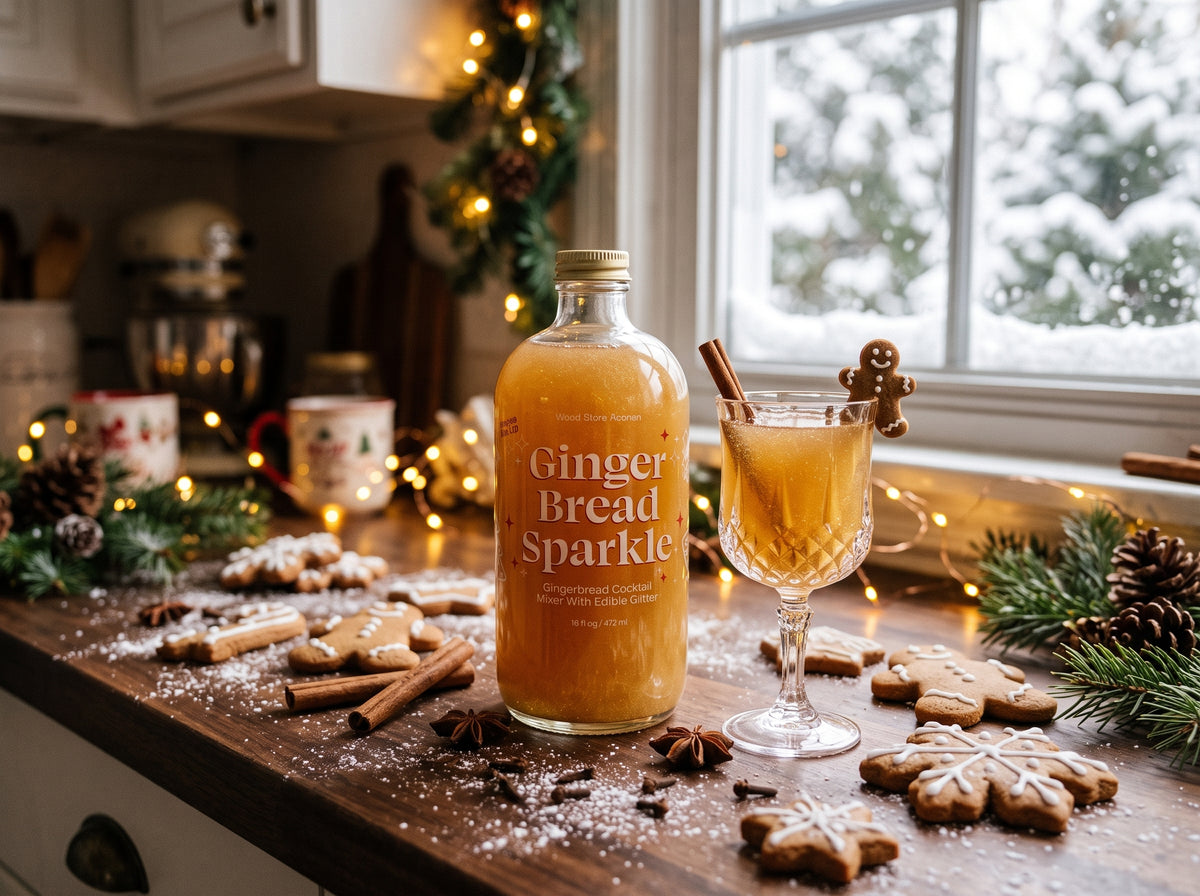 Gingerbread Sparkle Mocktail Mixer, 16 fl oz