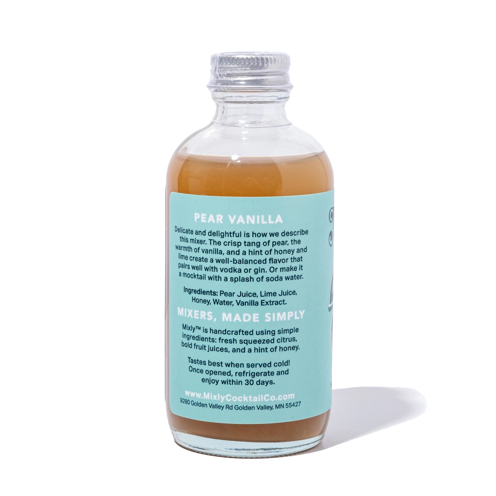 Pear Vanilla Mocktail Beverage Mixer 4oz