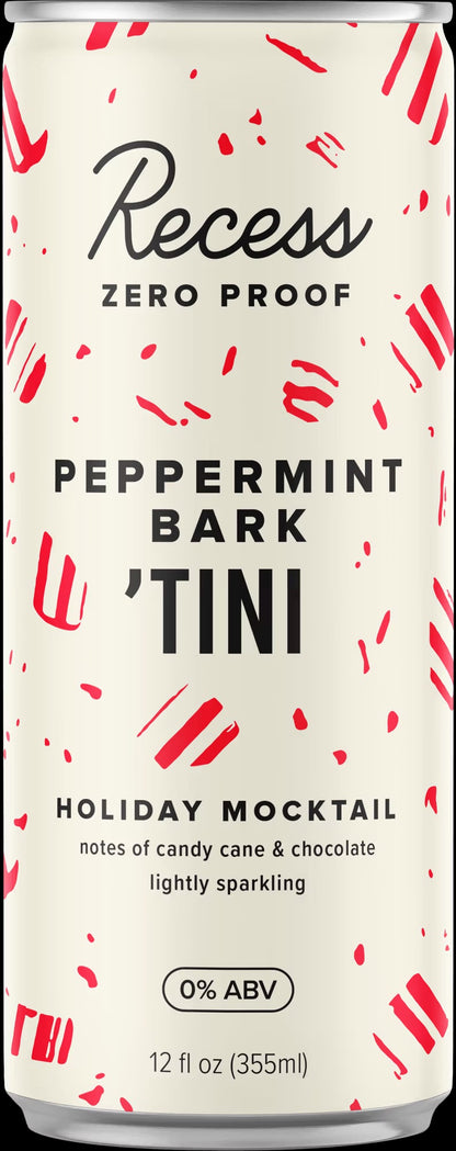 Peppermint Bark 'tini Holiday Mocktail - Recess