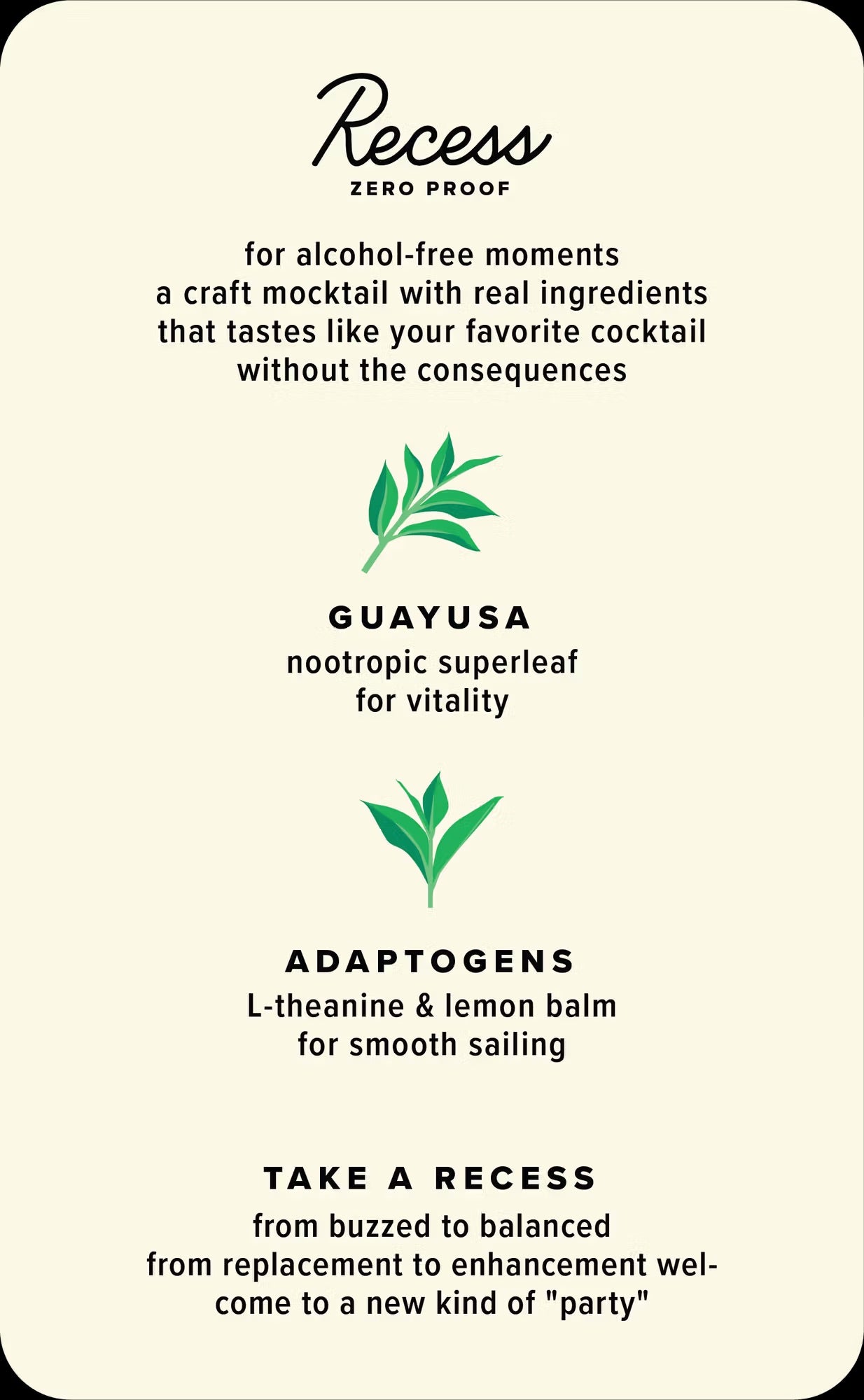 Peppermint Bark 'tini Holiday Mocktail - Recess