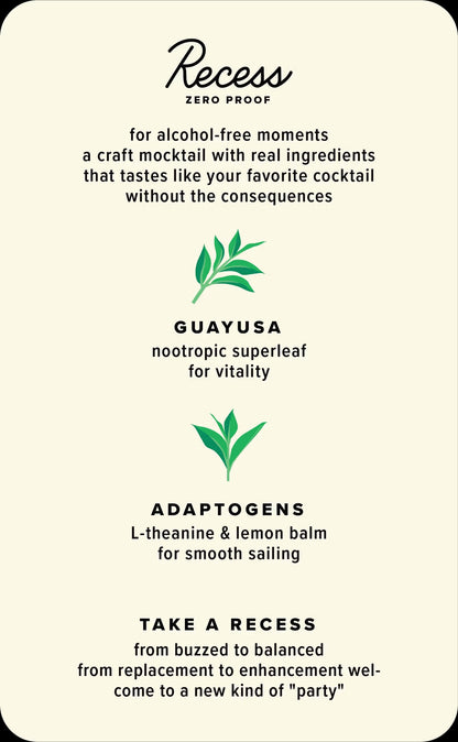 Peppermint Bark 'tini Holiday Mocktail - Recess