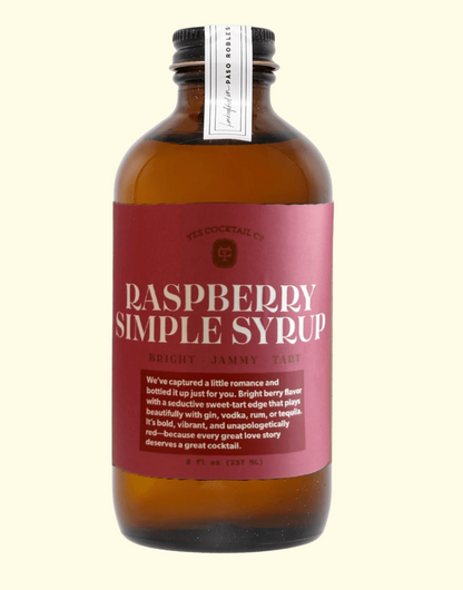 Yes Cocktail Co. Raspberry Simple Syrup, 8 fl oz