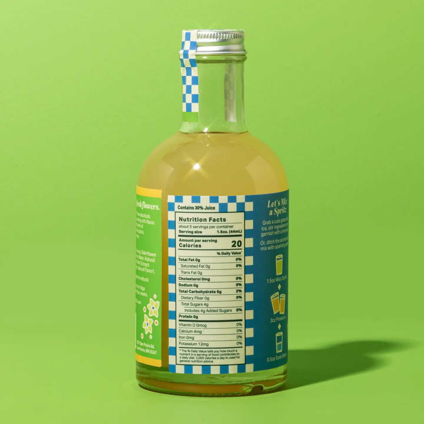 Elderflower Mint Spritz Mixer 250ml image 3