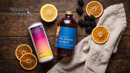 Hiyo Blackberry Lemon social tonic and Wood Stove Kitchen Ski Season Sangria